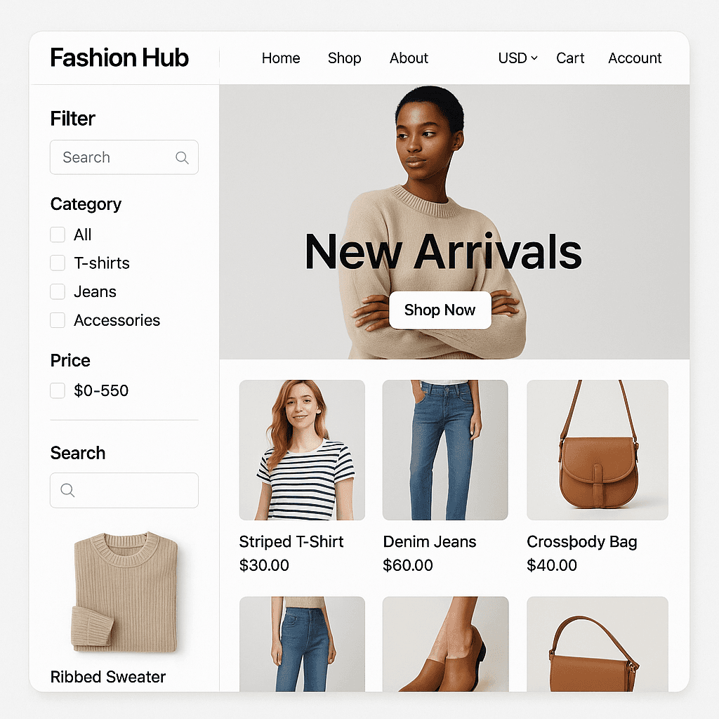 Fashion Hub E-commerce